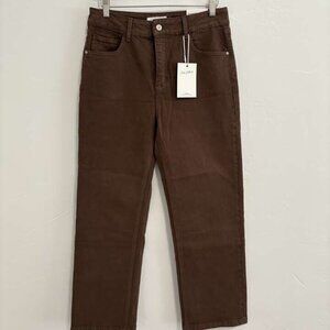 NWT Easy Clothes Chocolate Solan Jeans women's size 30 pants